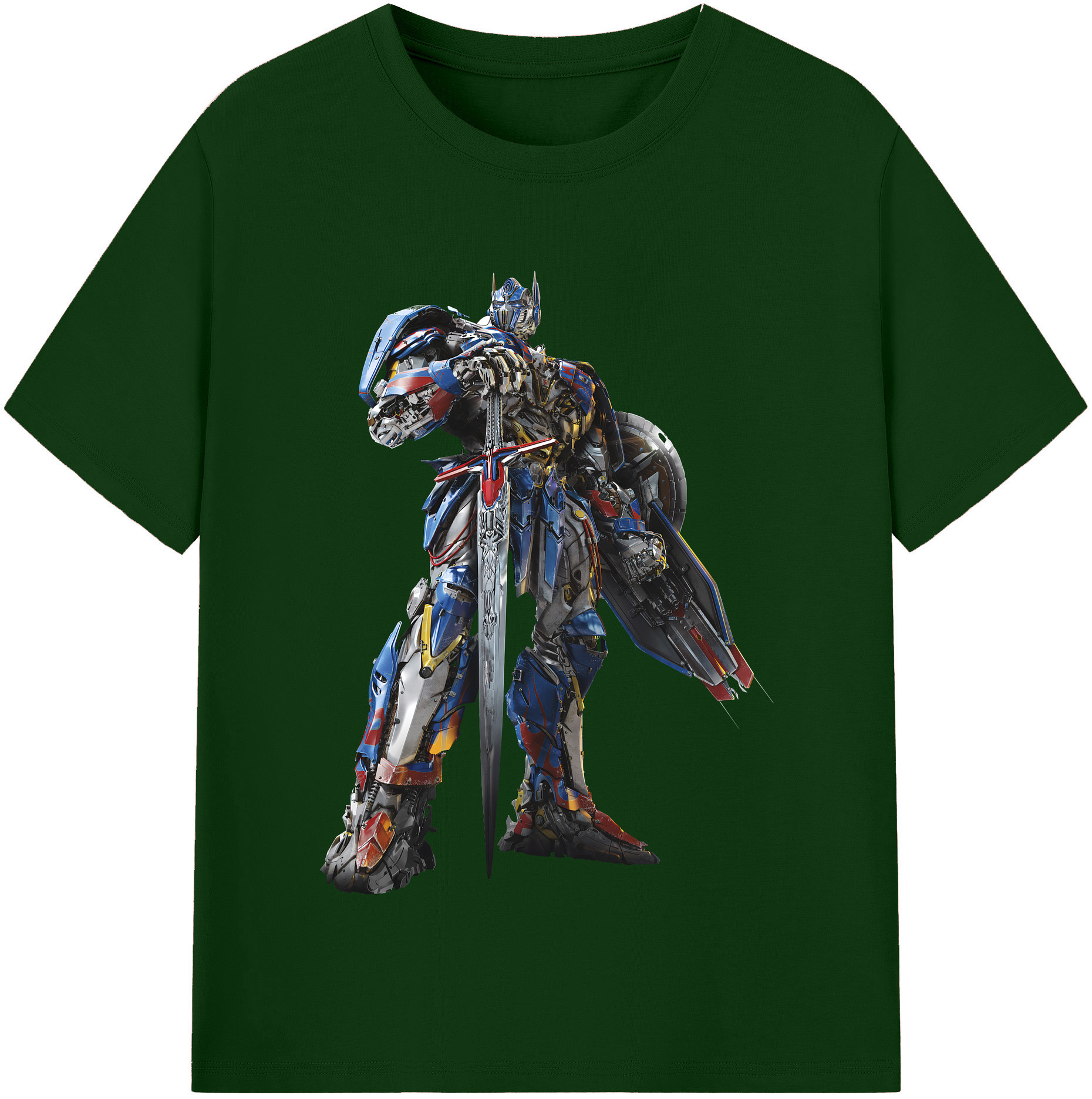 （画像用） Transformers トランスフォーマー 綿100％半袖Tシャツ（フロントプリント）
